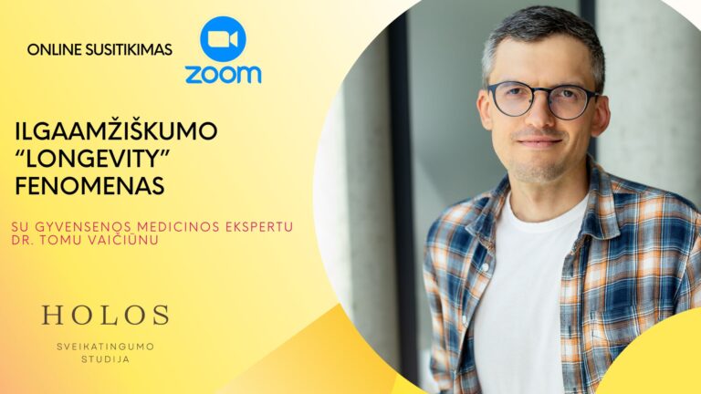 ONLINE dr. Tomo Vaičiūno paskaita