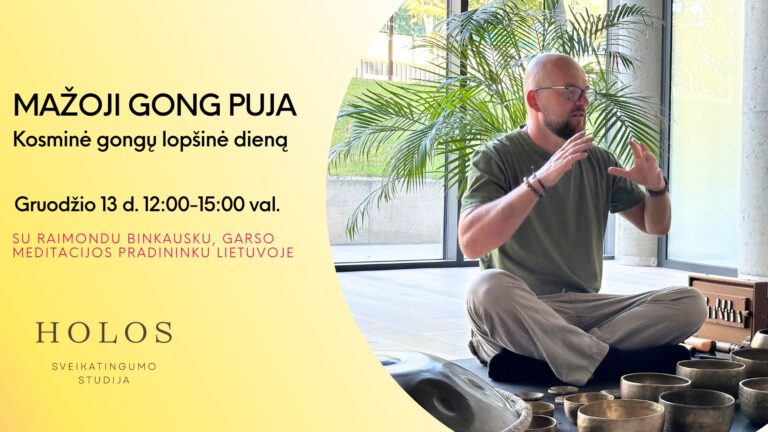 Mažoji gong puja su R.Binkausku