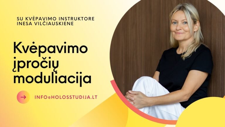 Kvėpavimo integravimas kasdienoje (4 susitikimų ciklas)